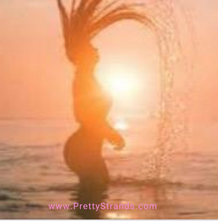 Beach hair, salt water hair, sea water, surfer hair