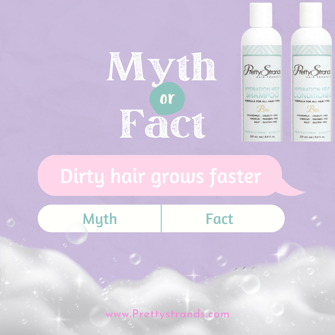 Will ny dirty hair grow faster?